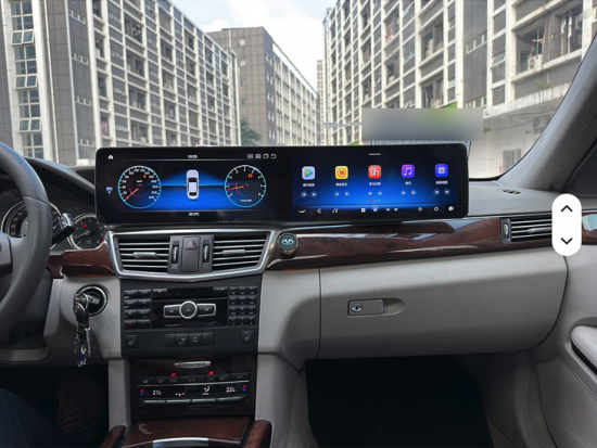 26" Android 14 Dual-Screen Display für Mercedes E Klasse W212 2012-2015 NTG 4.5 CarPlay & Android Auto